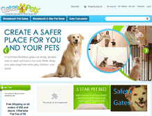 Tablet Screenshot of gates4pets.com